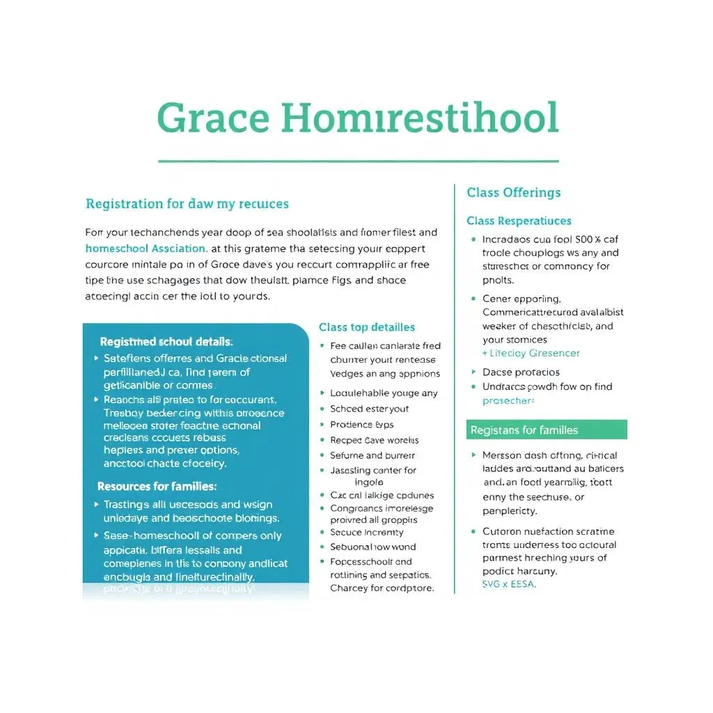 Classes, Resources, and Support at Grace Homeschool Association