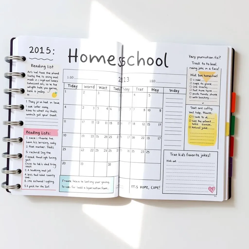 Creating Your Own Homeschool Planner Printable