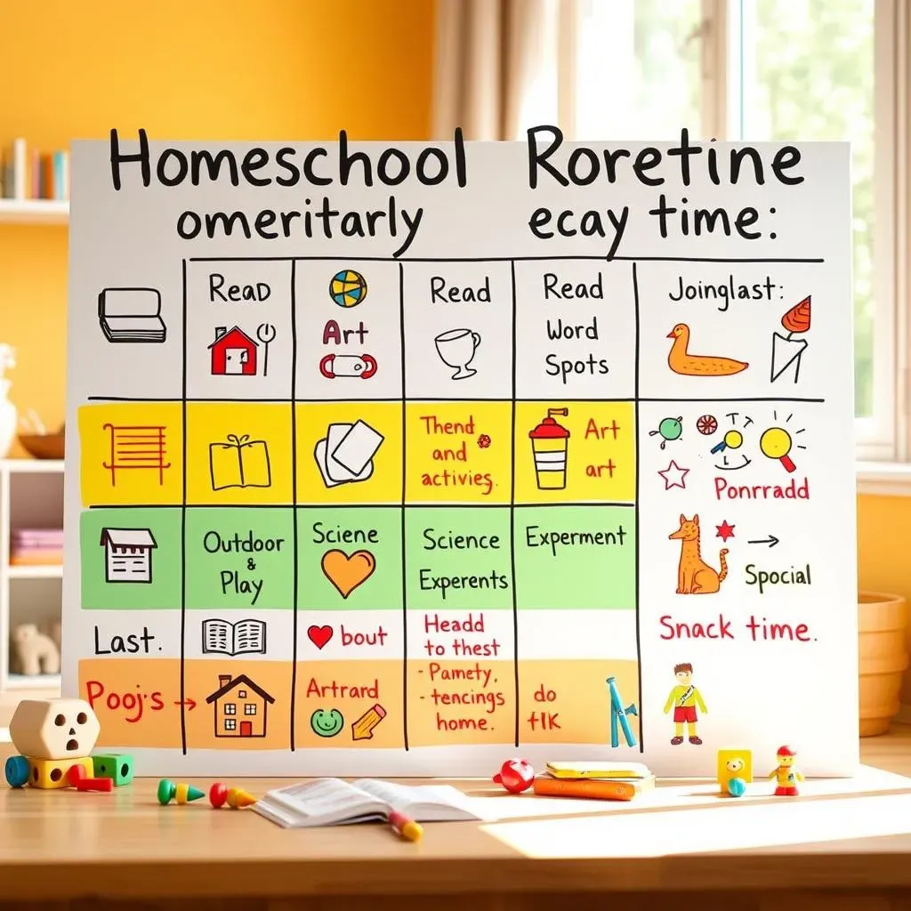 Create a Powerful Daily Learning Agenda for Homeschool Kindergarten Students