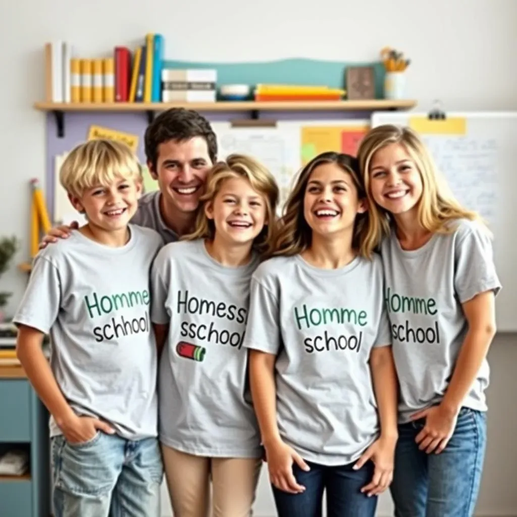 Finding the Perfect Homeschool TShirts for Your Family