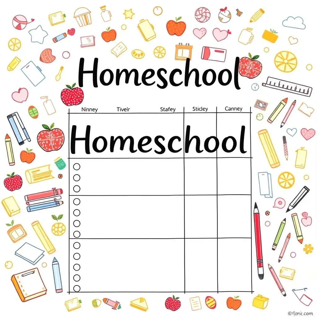 Free Homeschool Planner Printable: Amazing Christian Edition