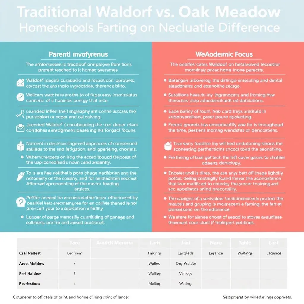 Key Differences Between Traditional Waldorf and Oak Meadow Approach