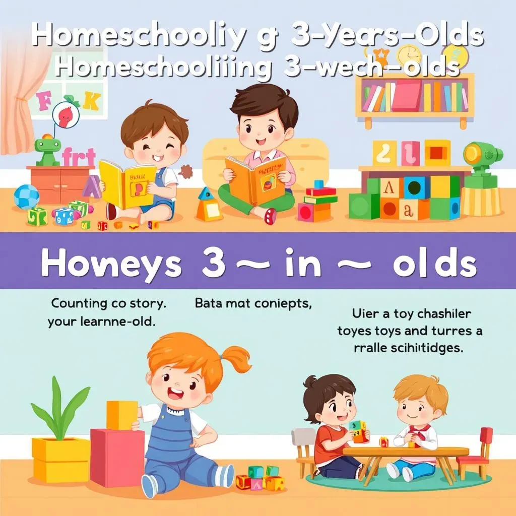 Key Learning Areas for Homeschooling 3 Year Olds