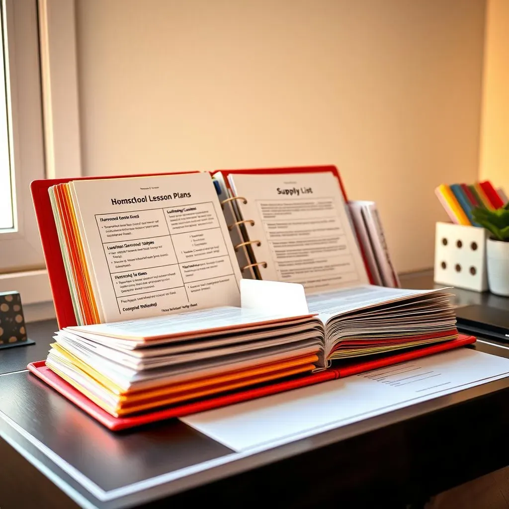 Storing Homeschool Centers in a Binder: Super Easy Guide